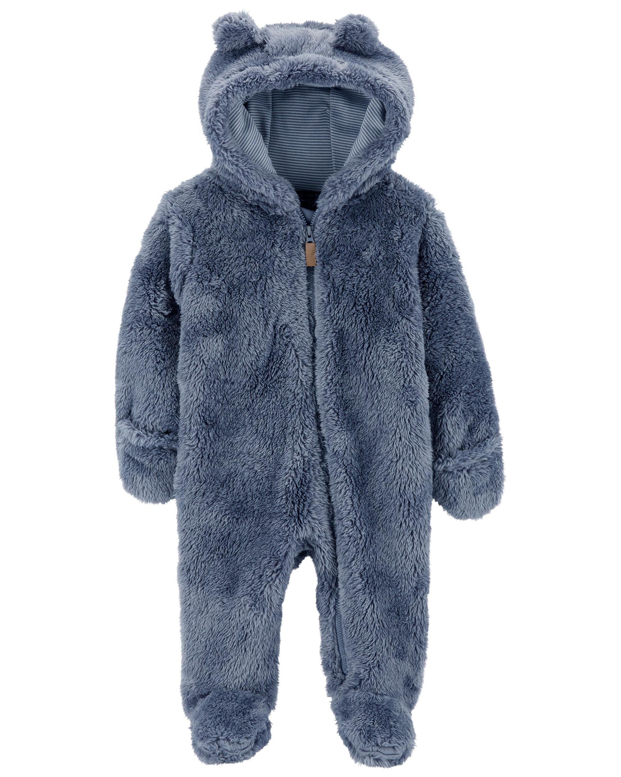 Baby boy hooded jumpsuit best sale
