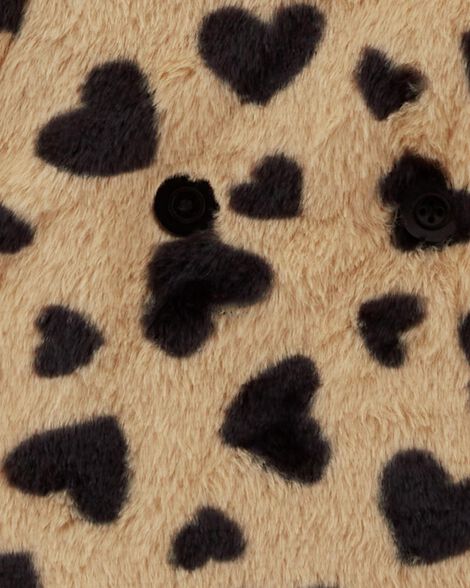  Product image 3 of Kid Heart Faux Fur Peacoat