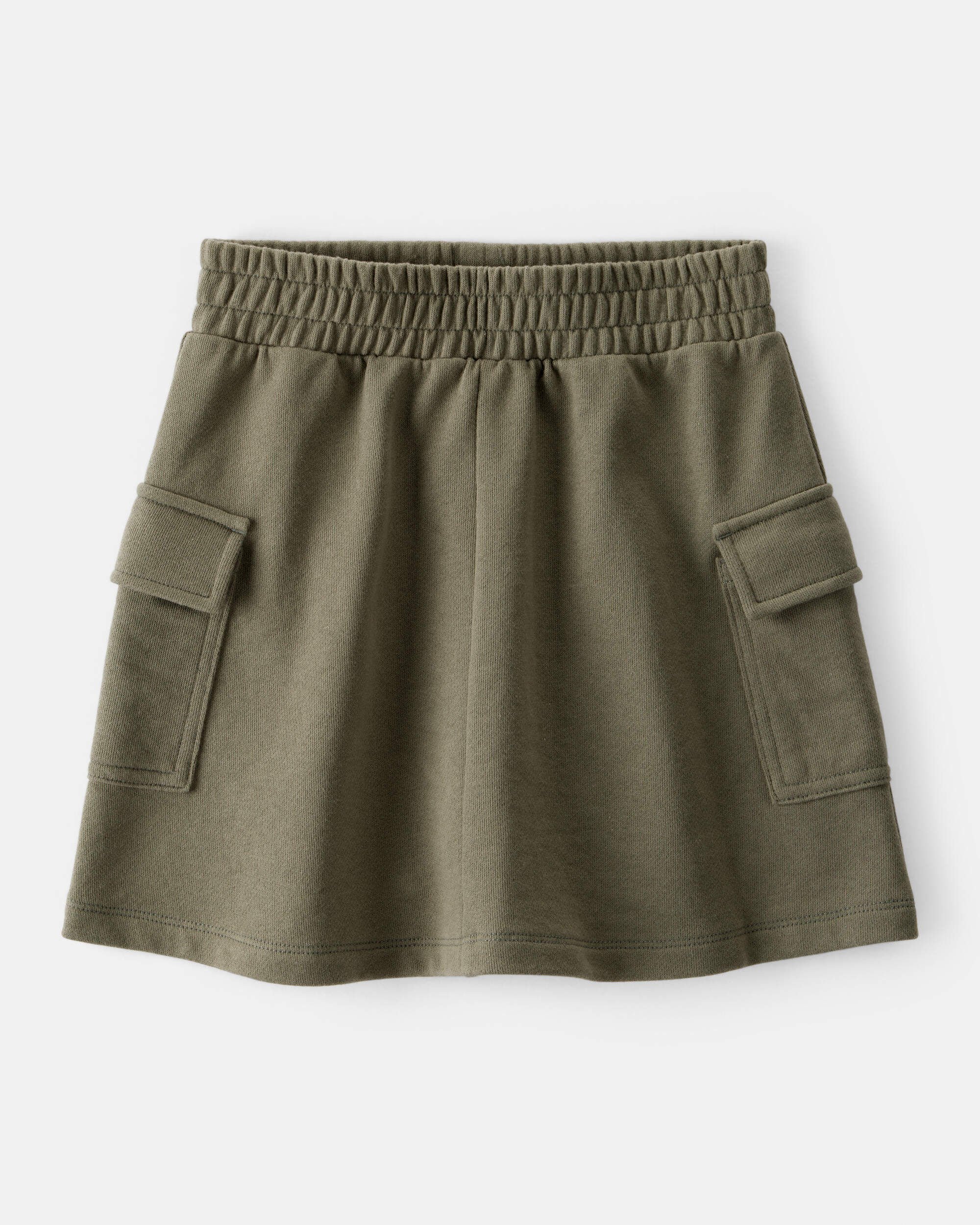 Girls French Terry Cargo Skort
