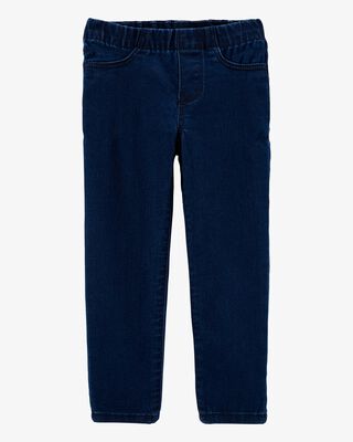Product image 1 of Toddler Dark Wash Elastic-Waist Jeggings