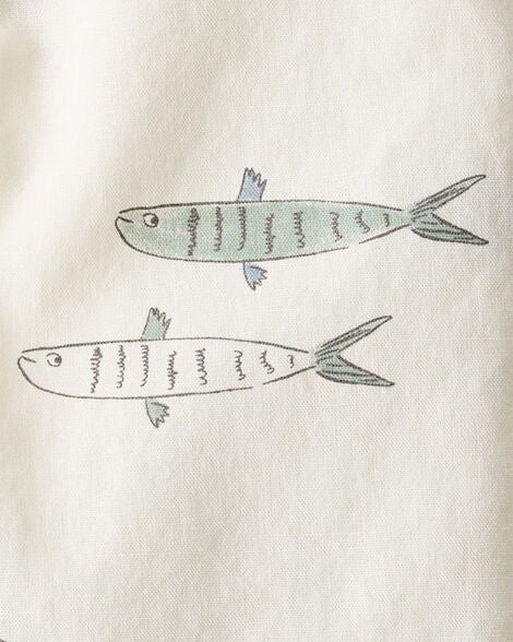  Product image 4 of Toddler 2-Piece Fish-Print Set Made with Organic Cotton
