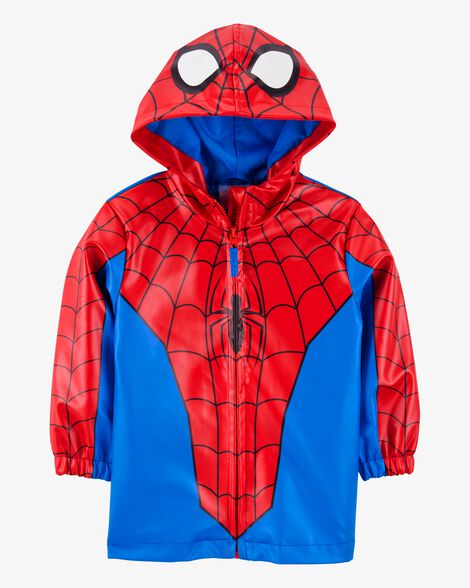  Product image 1 of Toddler Spider-Man Rain Jacket - Red