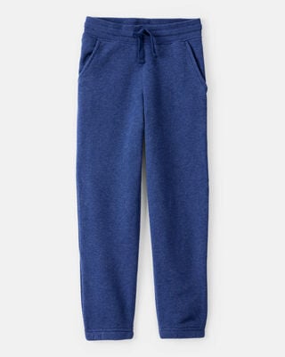 Kid Pull-On Drawstring Joggers - Grey