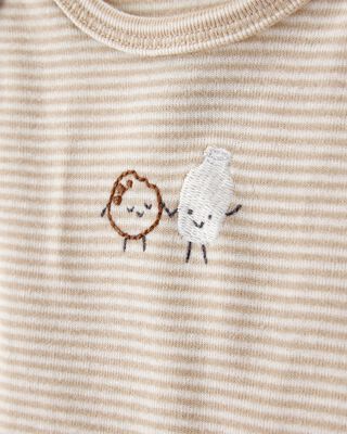 Product image 2 of 5-Pack Kangaroo Cloud Short-Sleeve Bodysuits