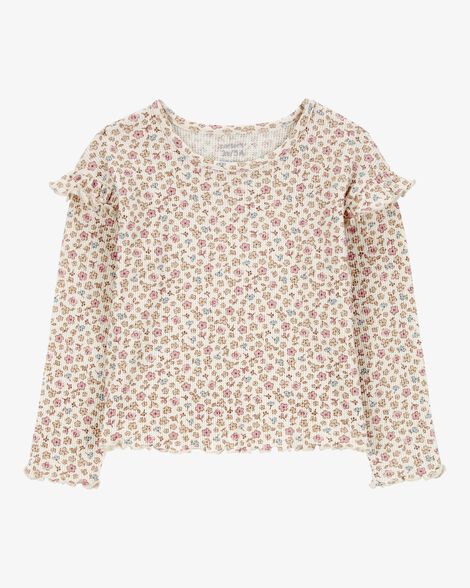  Product image 1 of Toddler Floral Thermal Tee