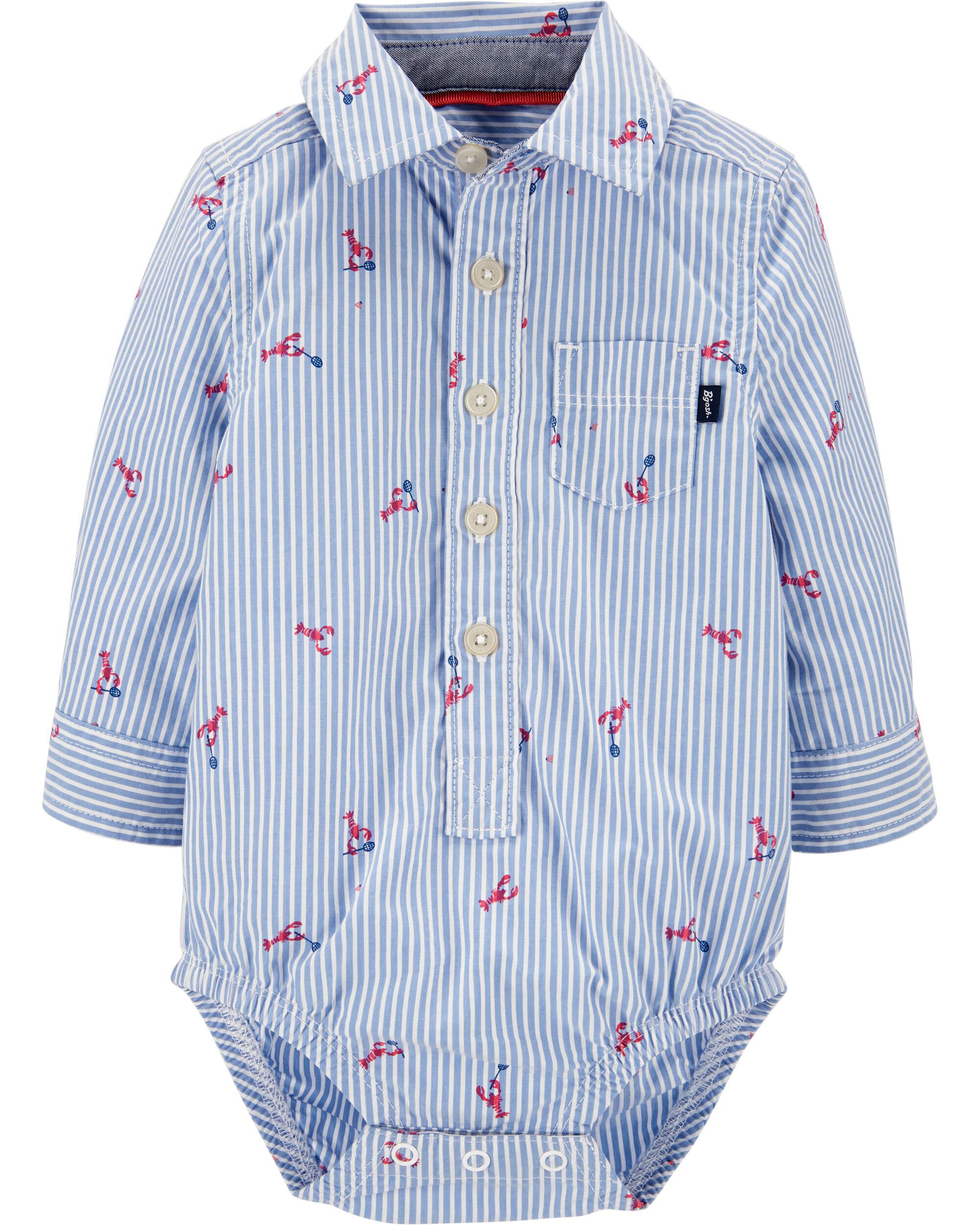 baby dress shirt bodysuit
