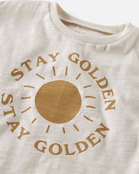  Product image 2 of Baby Organic Cotton Stay Golden Graphic Tee