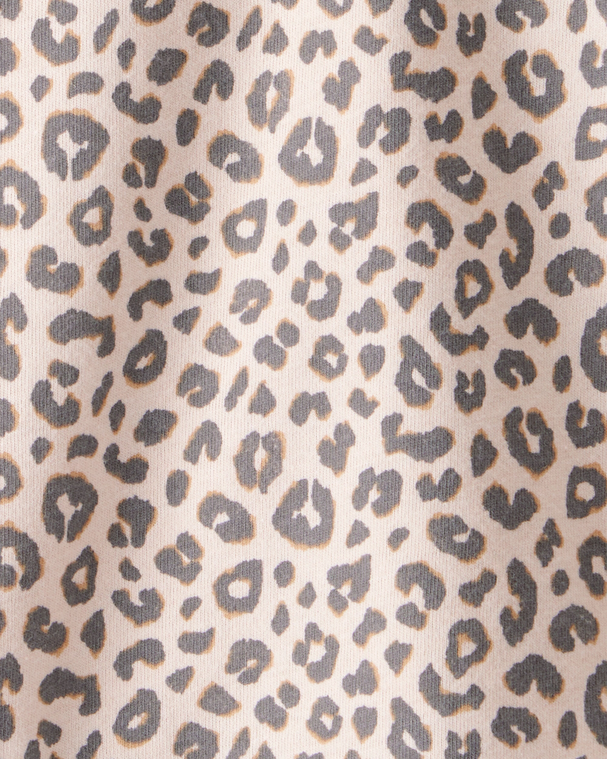 Baby Girl Leopard Print Long-Sleeve Top - Brown