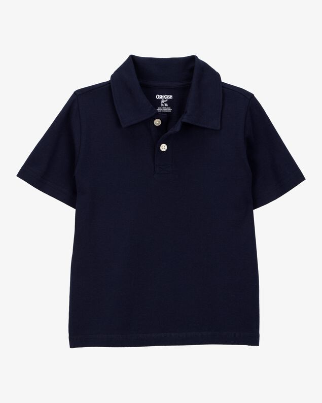 Product image 1 of Toddler Pique Uniform Polo Shirt - Navy