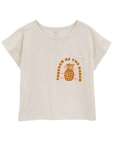 Product image 1 of Kid Pineapple Pocket Tee