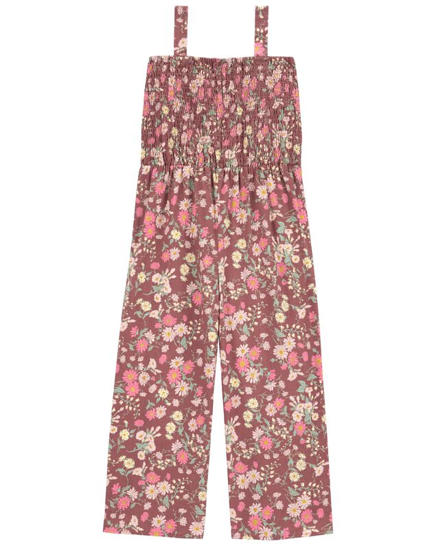 Product image 1 of Kid Floral Linen Cotton Jumpsuit