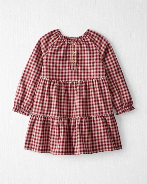  Product image 2 of Toddler Cozy Tiered Dress Made with Organic Cotton