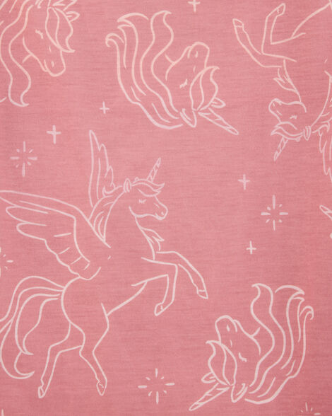  Product image 3 of Girls 2-Pack Unicorn Nightgowns - Pink