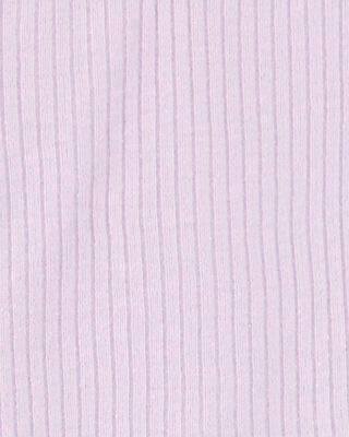 Product image 2 of Baby 3-Piece Ribbed Outfit Set - Purple