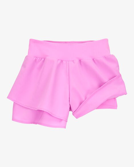  Product image 3 of Kid Flowy Layered Flip Short - Pink