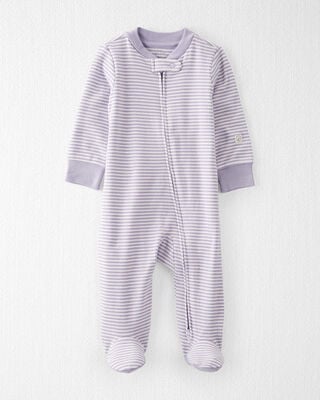 Product image 1 of Baby  Organic Cotton Striped Sleep & Play Pajamas 
