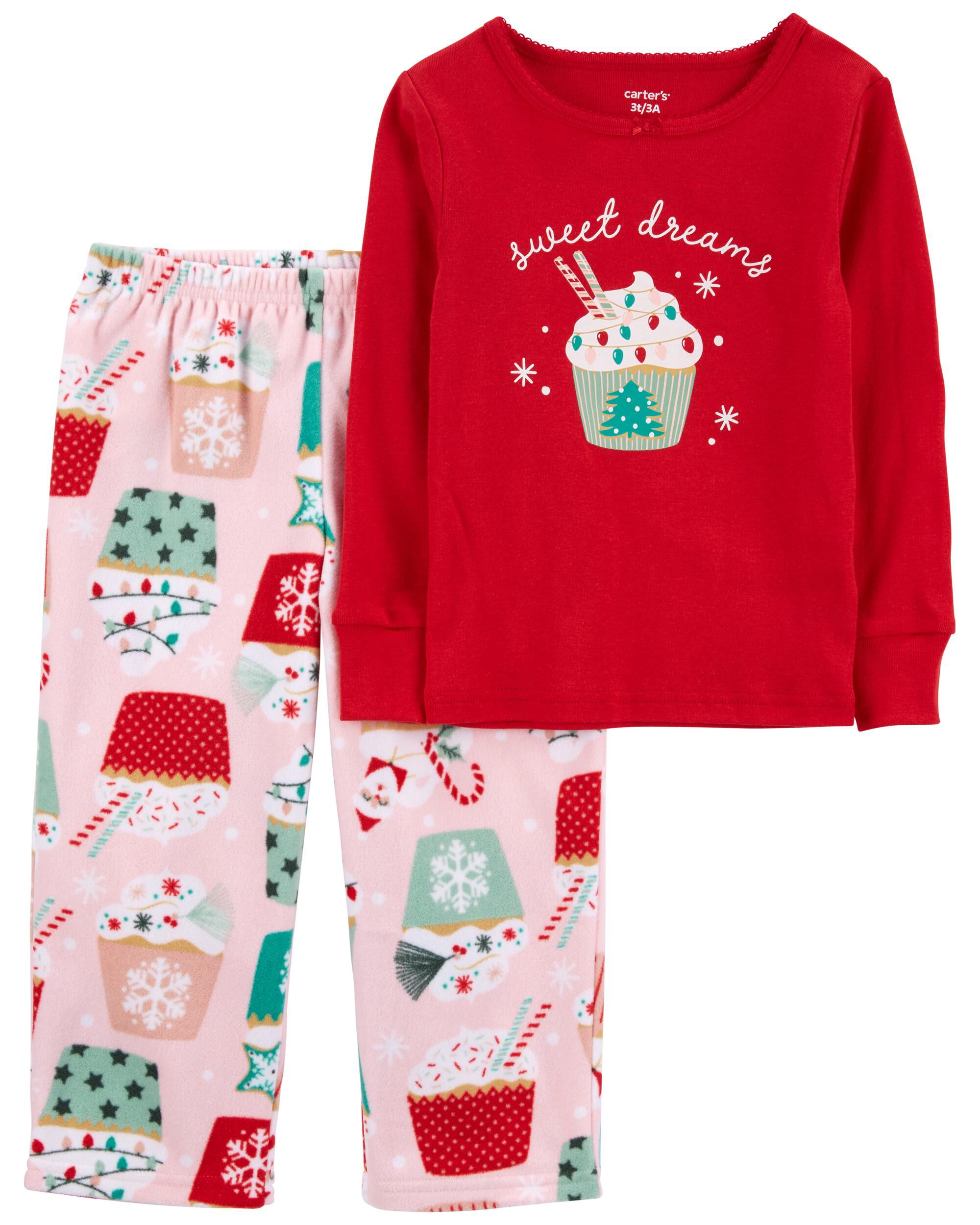 Toddler 2 Piece Cupcake Fleece Pajamas Carter s Carter s