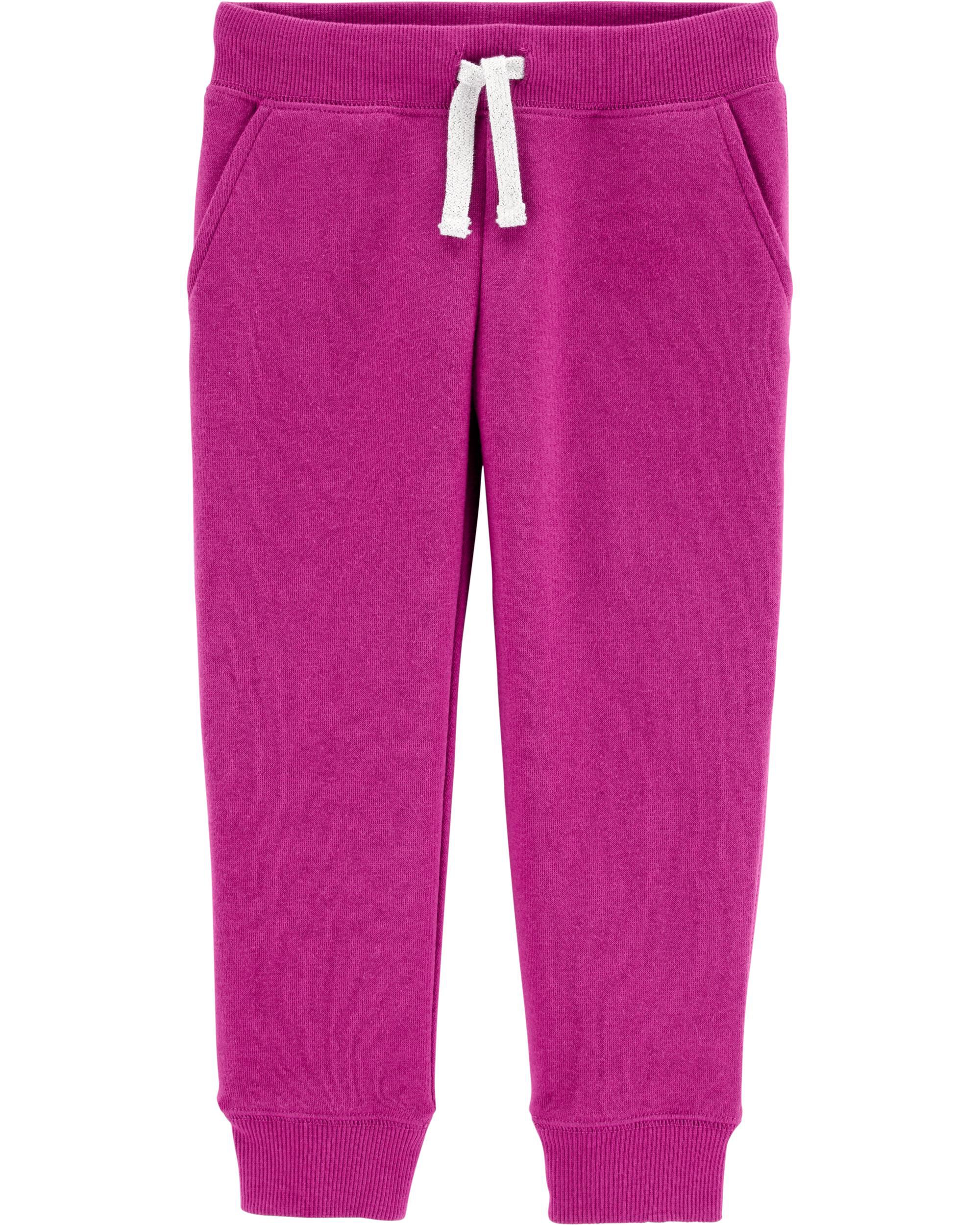 Carters Little Girls Fleece Active Pants