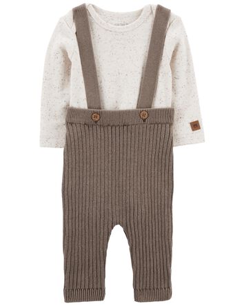 Baby 2-Piece Bodysuit & Sweater Coveralls