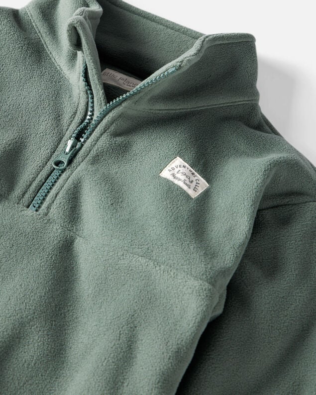 Product image 2 of Girls Recycled Microfleece Pullover 