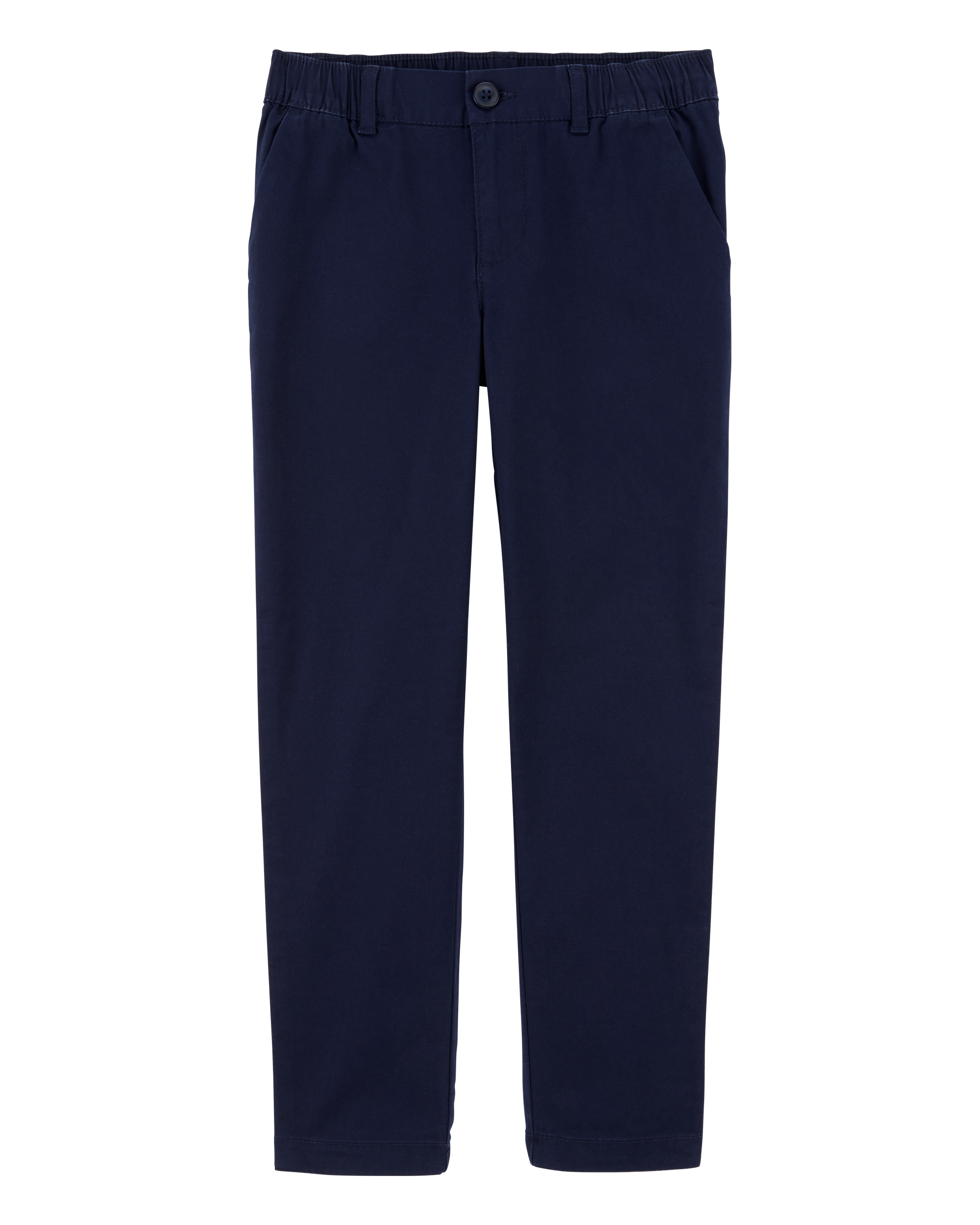 Girls Stretch Chino Uniform Pants - Navy