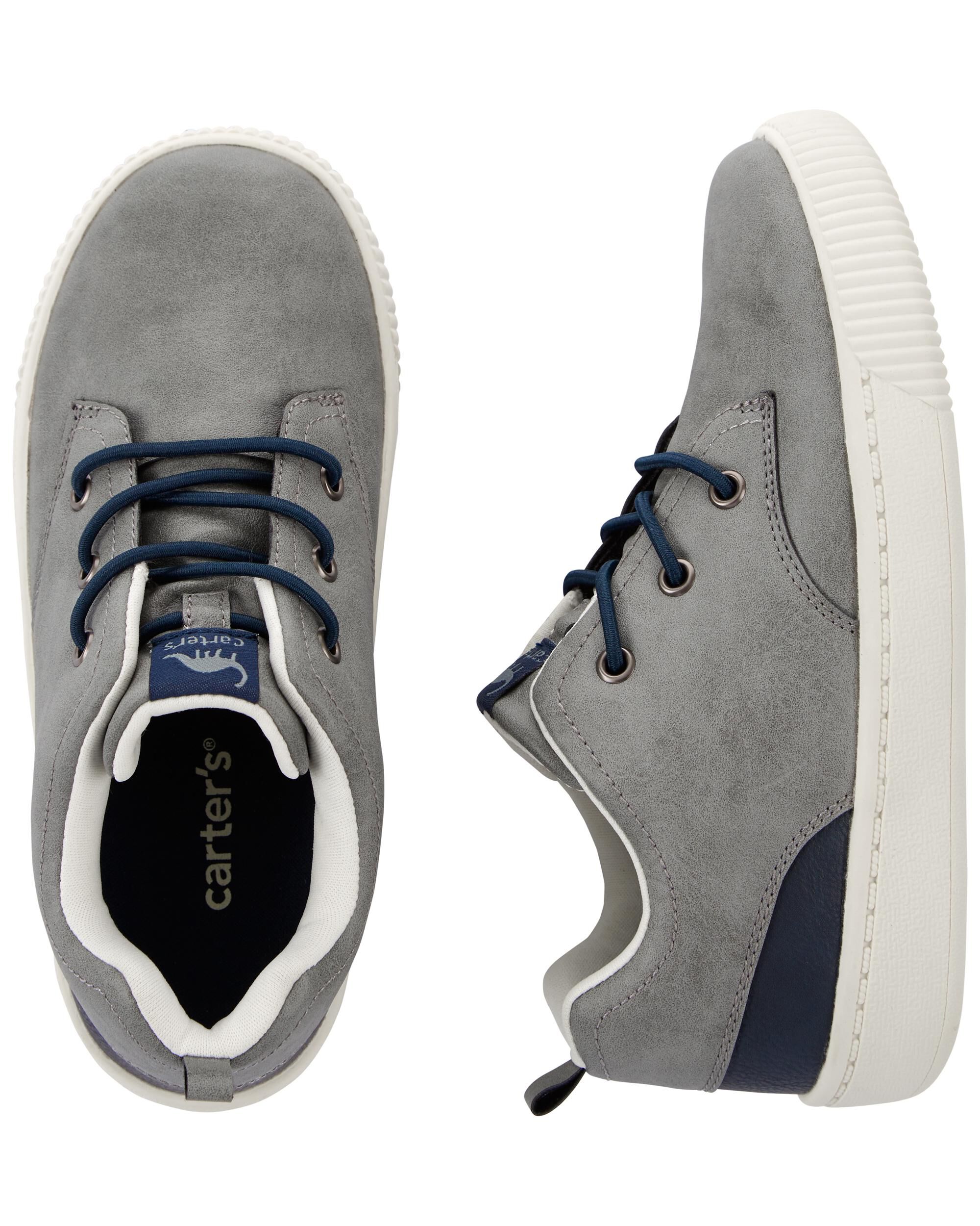 Kid Grey Carter's Alva Sneakers | carters.com