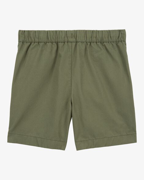  Product image 2 of Kid Pull-On Poplin Shorts - Olive