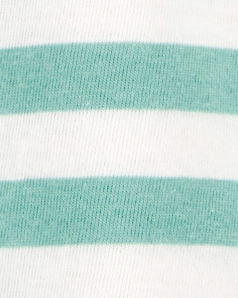 Product image 2 of Baby 2-Piece Striped Tee & French Terry Shorts Set