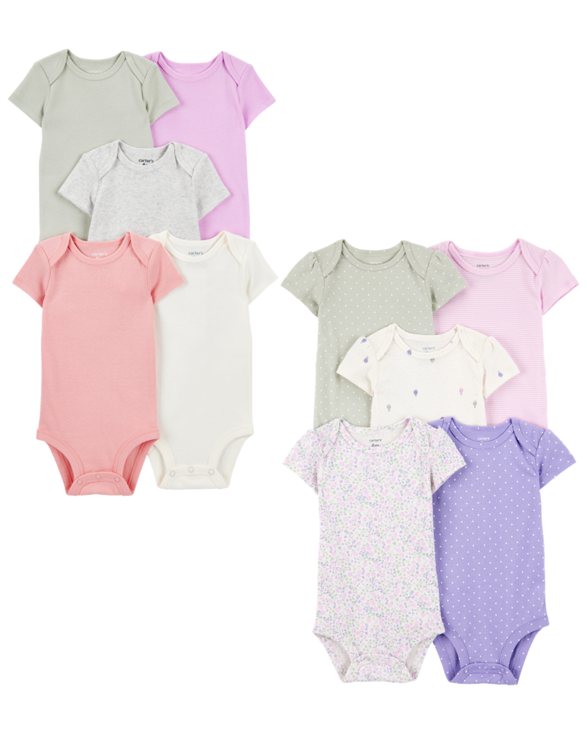 Baby 10-Pack Short-Sleeve Bodysuits