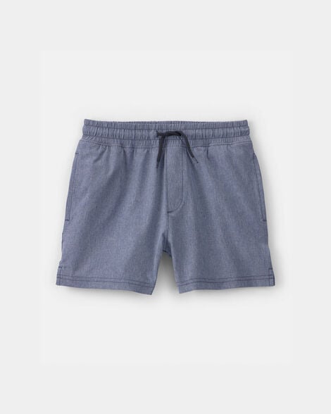 Boys Pull-On Active Shorts - Blue