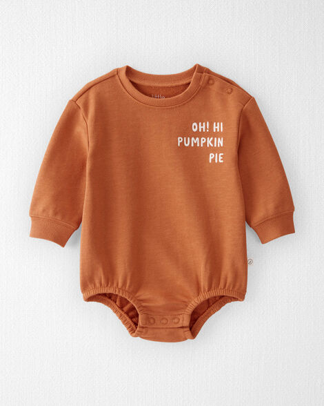  Product image 1 of Baby Oh Hi Pumpkin Pie Organic Cotton French Terry Bubble
