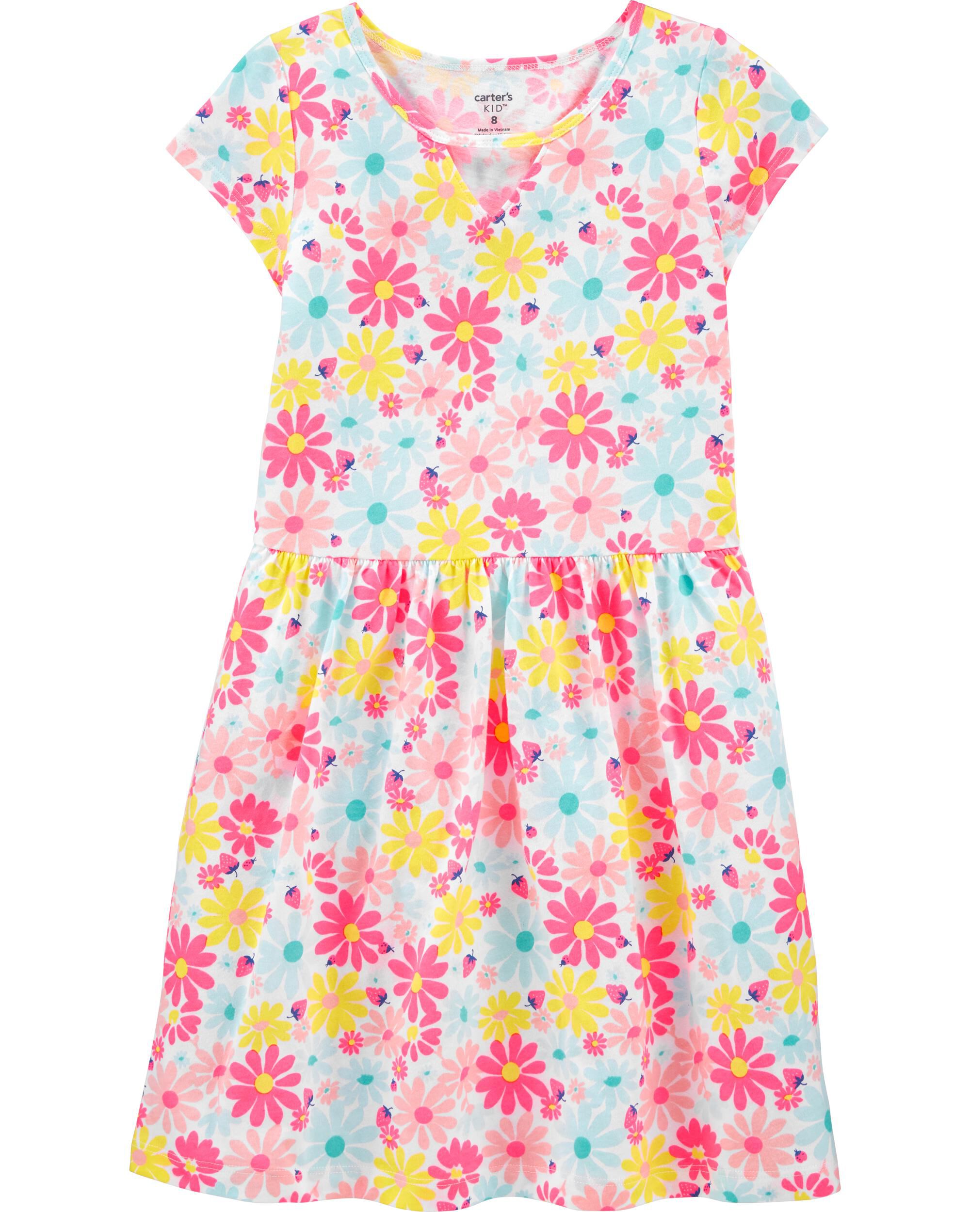 *CLEARANCE* Floral Jersey Dress