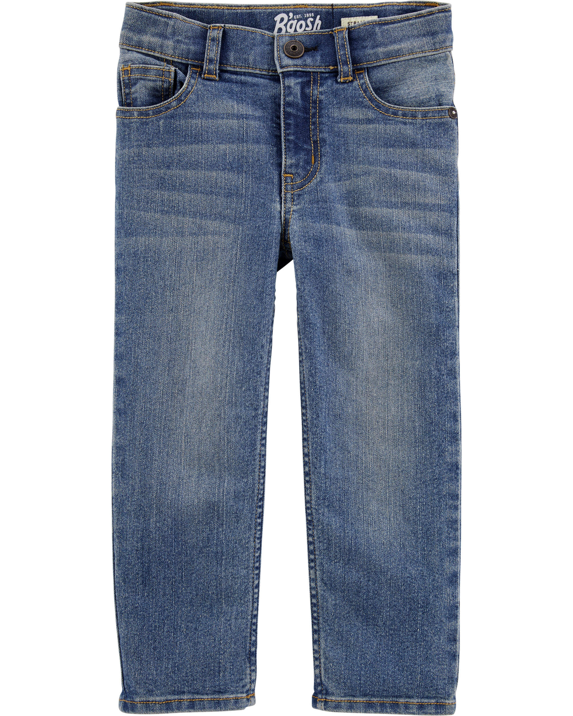 OshKosh B'gosh Toddler Neutral Medium Wash Straight-Leg Jeans 2T Indigo Wash