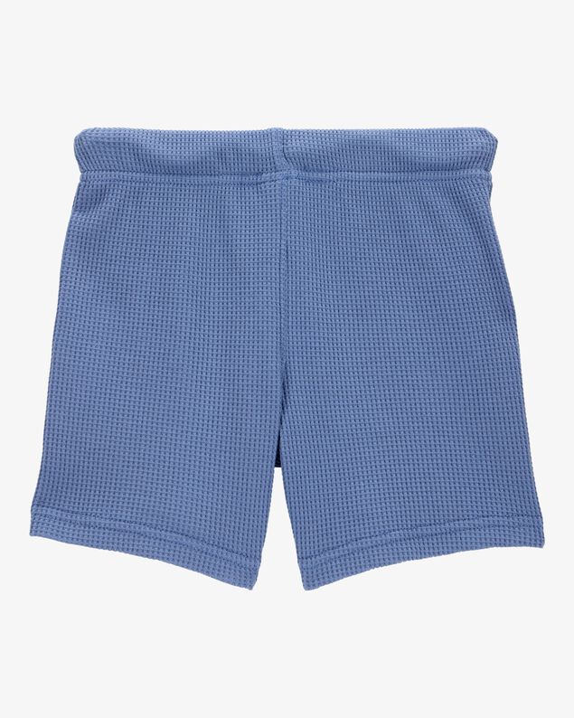 Product image 2 of Baby Waffle Knit Drawstring Shots - Blue