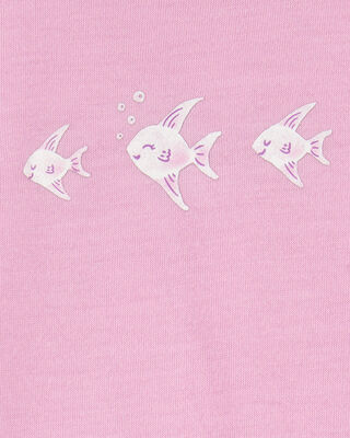 Product image 2 of Toddler Girl 2-Piece Angelfish Loose Fit Pajamas