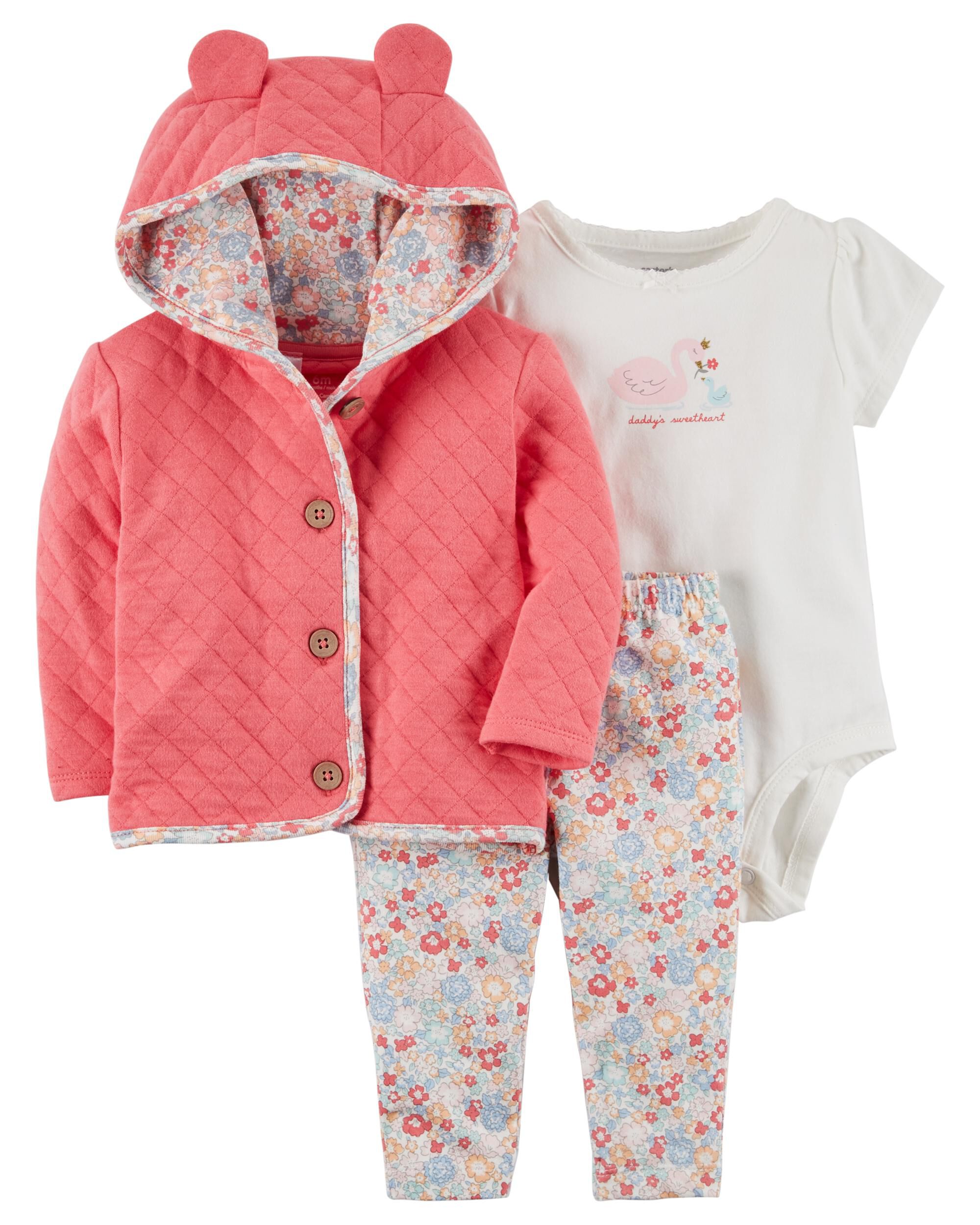 carters swan pajamas