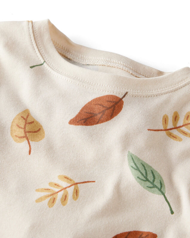 Product image 2 of Toddler Organic Cotton Pajamas in Autumn Leaves Print