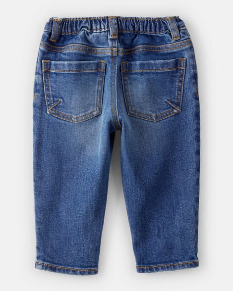 Baby Boy  Tapered Distressed Denim Jeans - Medium Wash