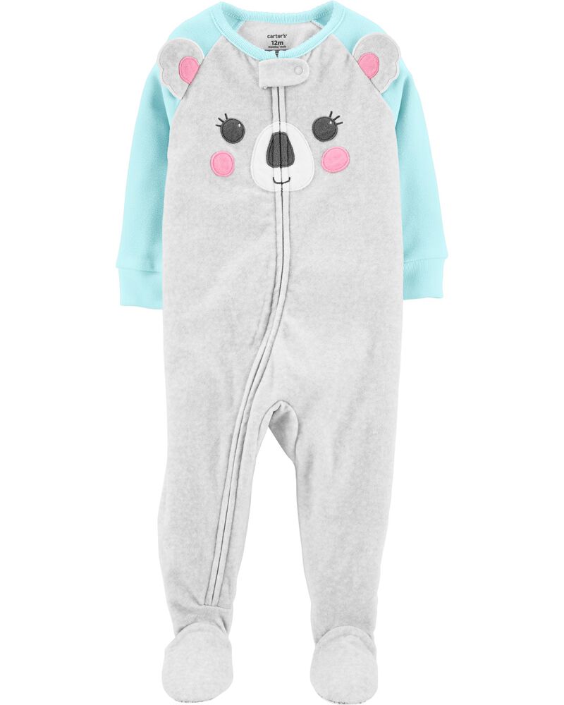 1 Piece Koala Fleece Footie Pjs Carters Com
