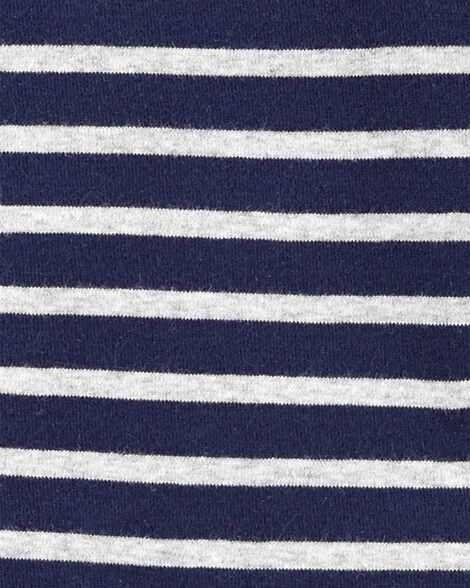  Product image 2 of Toddler 1-Piece Striped Snug Fit Cotton Footie Pajamas