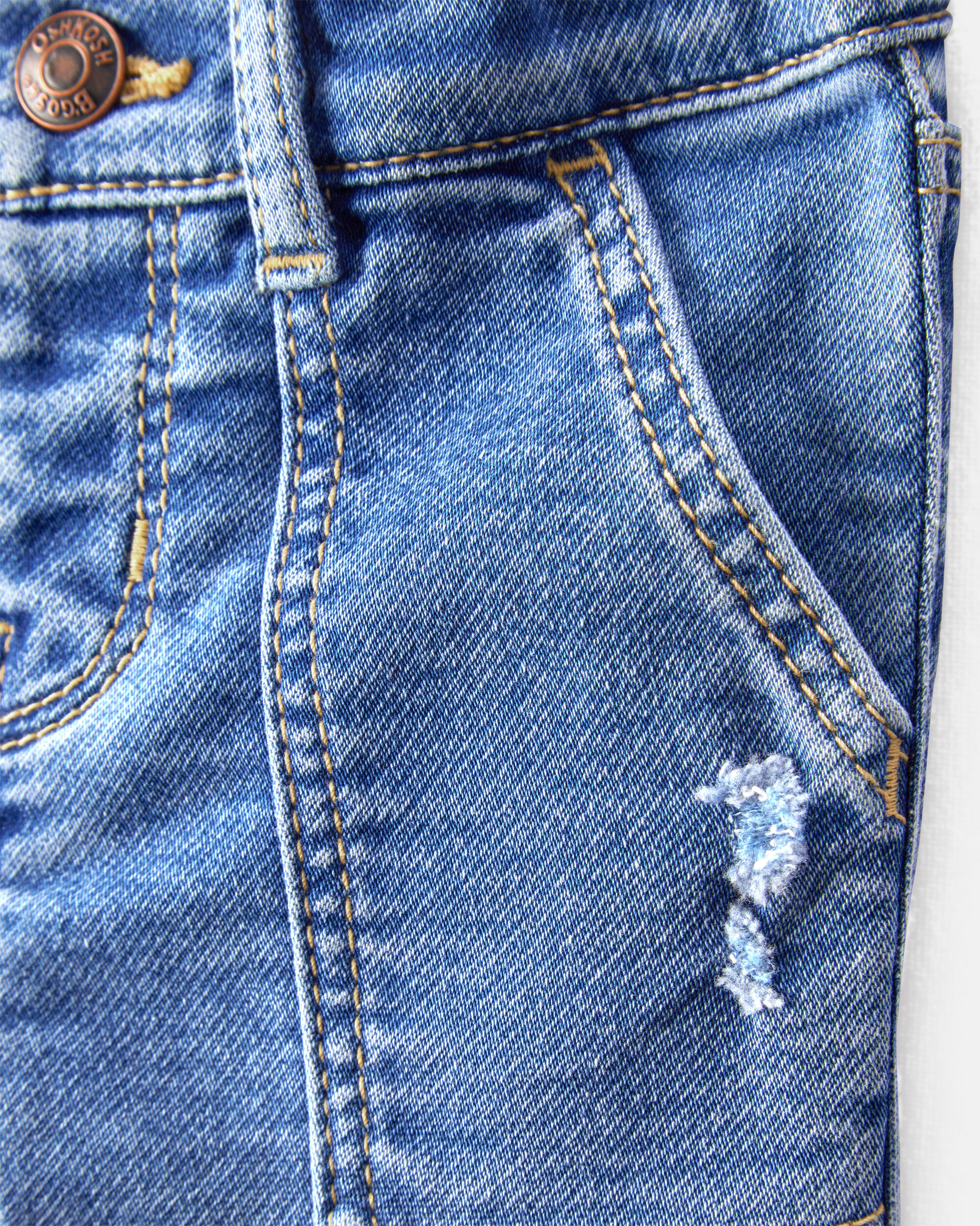 Baby Girl Denim Bootcut Jeans - Blue