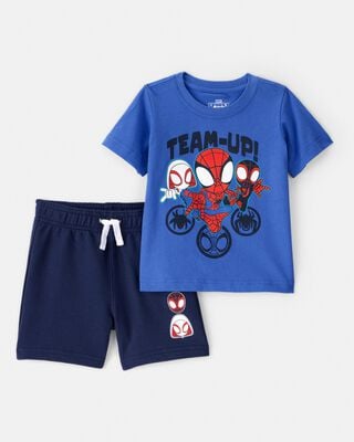 Product image 1 of Baby 2-Piece Spider-Man Outfit Set