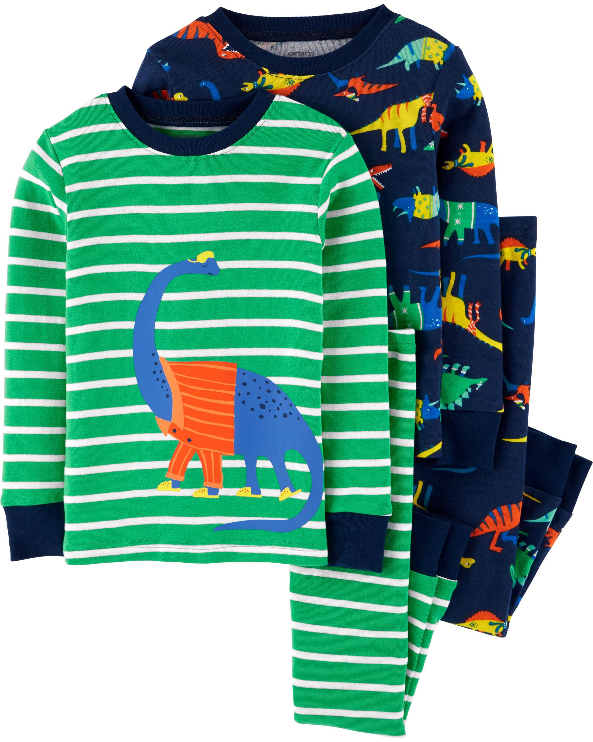 CARTERS BOYS QUALITY 2 Piece Construction Snug Fit Cotton PJs AGE 4 TO 8 YEARS