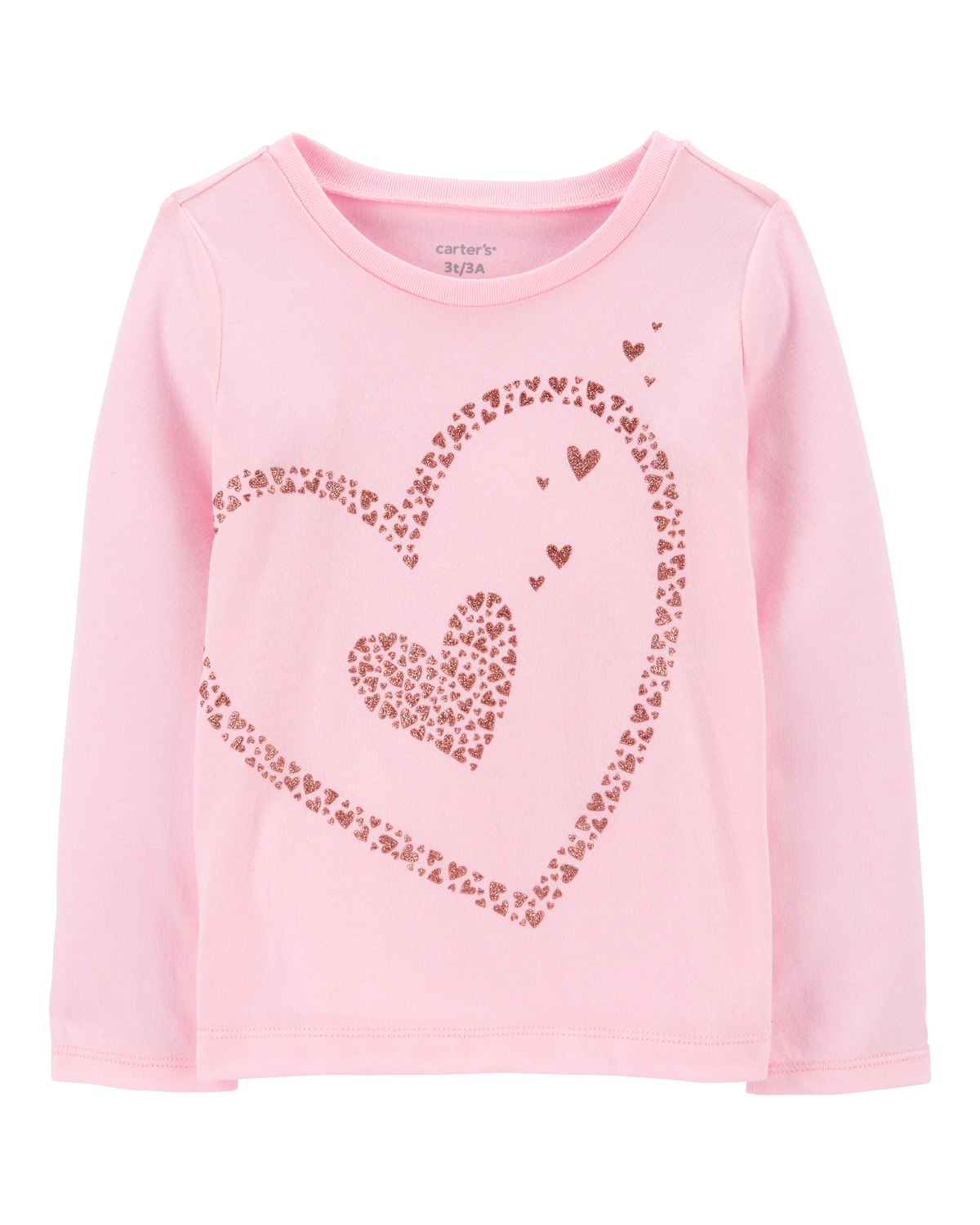 Mesh Top with Camisole - Light pink/hearts - Kids | H&M US