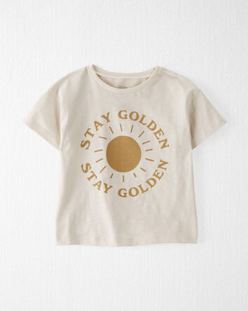 Toddler Organic Cotton Stay Golden Graphic Tee