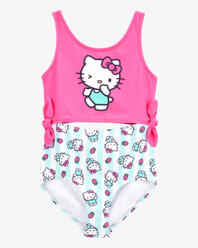 Product image 1 of Girls Hello Kitty® 1-Piece Swimsuit - Pink/Blue