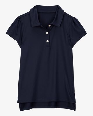 Product image 1 of Kid Active Uniform Polo Shirt in Moisture Wicking BeCool™ Fabric - Navy