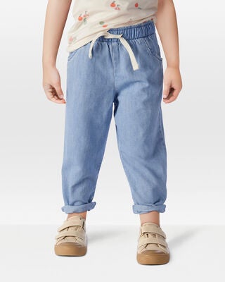 Product image 2 of Toddler Organic Cotton Chambray Pants