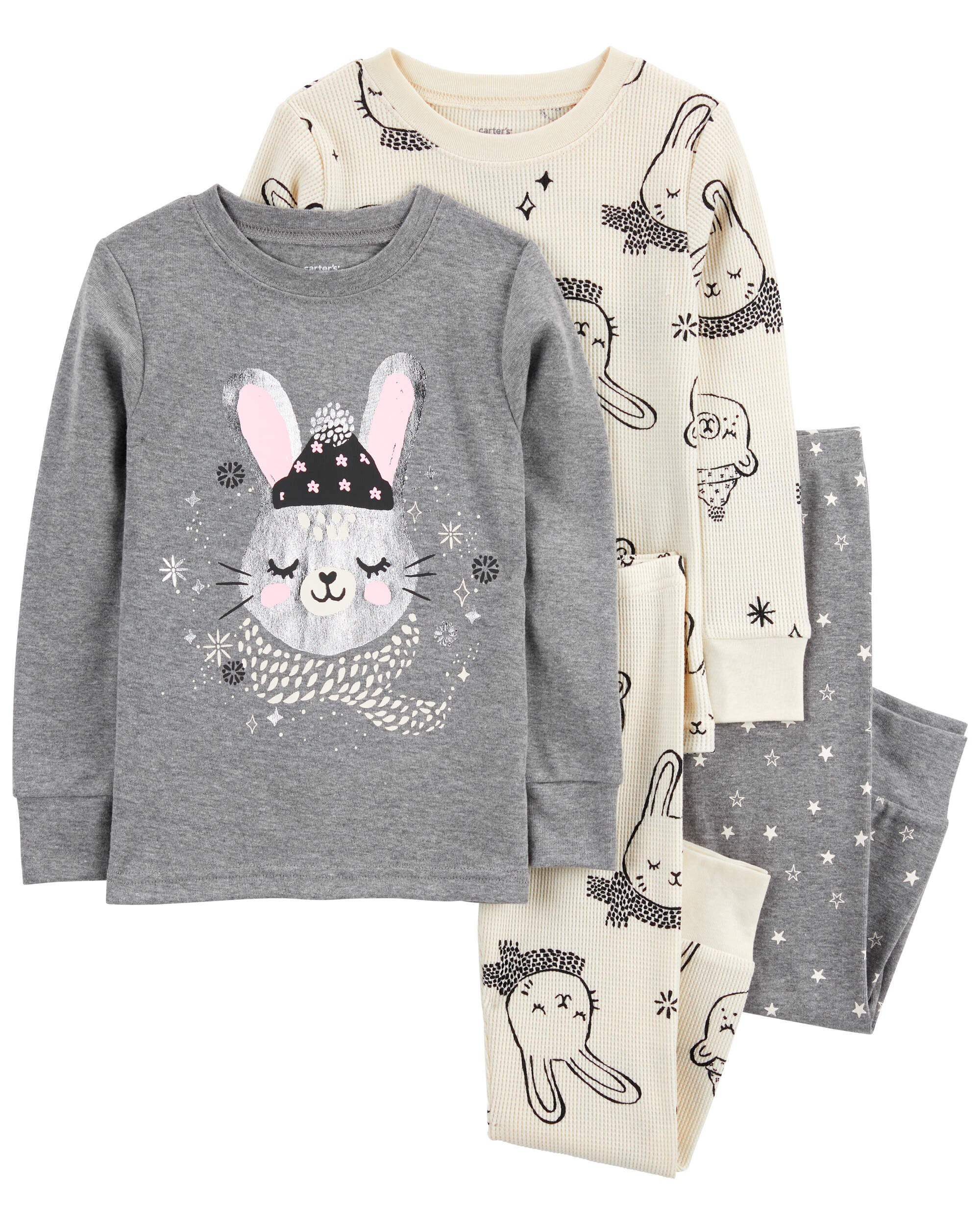 Carters 4 piece pajamas girl clearance