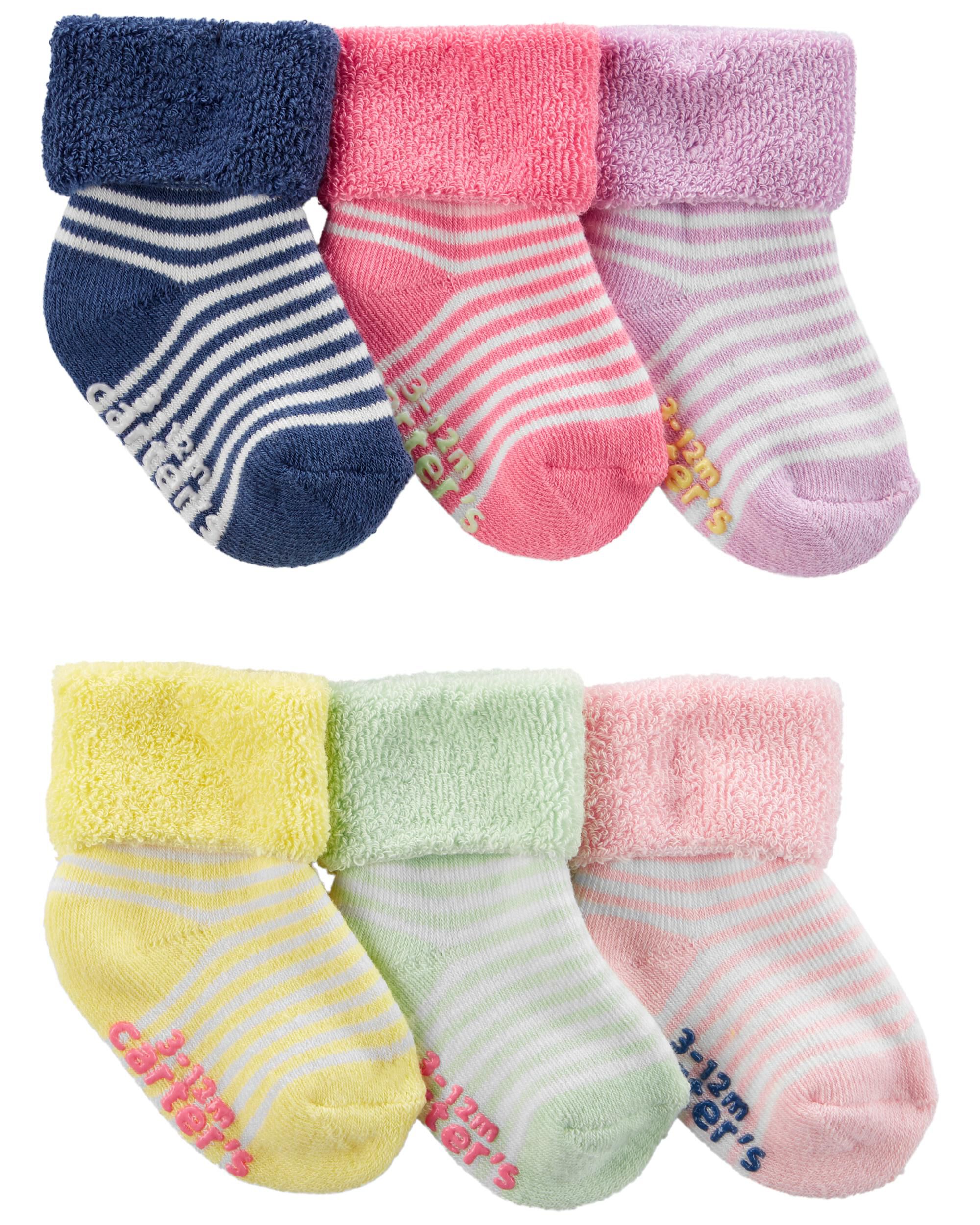 Baby 6 Pack Booties Carter s Carter s